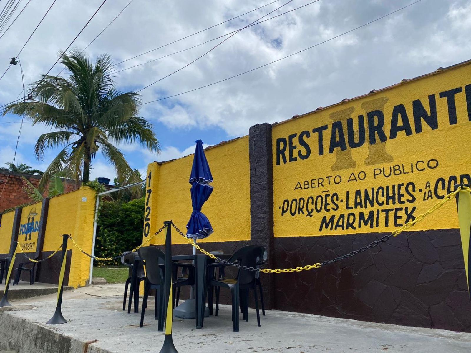 Pousada E Restaurante Frente Mar H グァルジャー エクステリア 写真